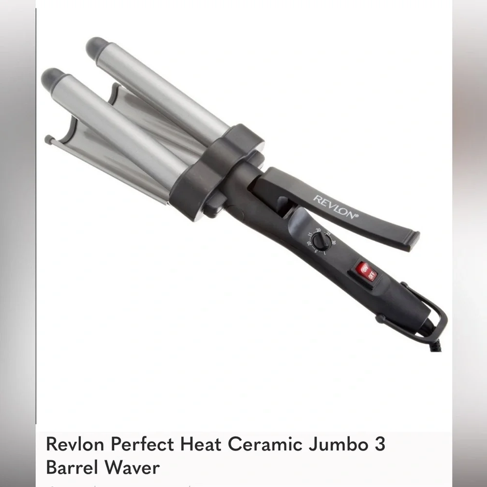 Revlon Perfect Heat Ceramic Jumbo 3 Barrel Hair Waver